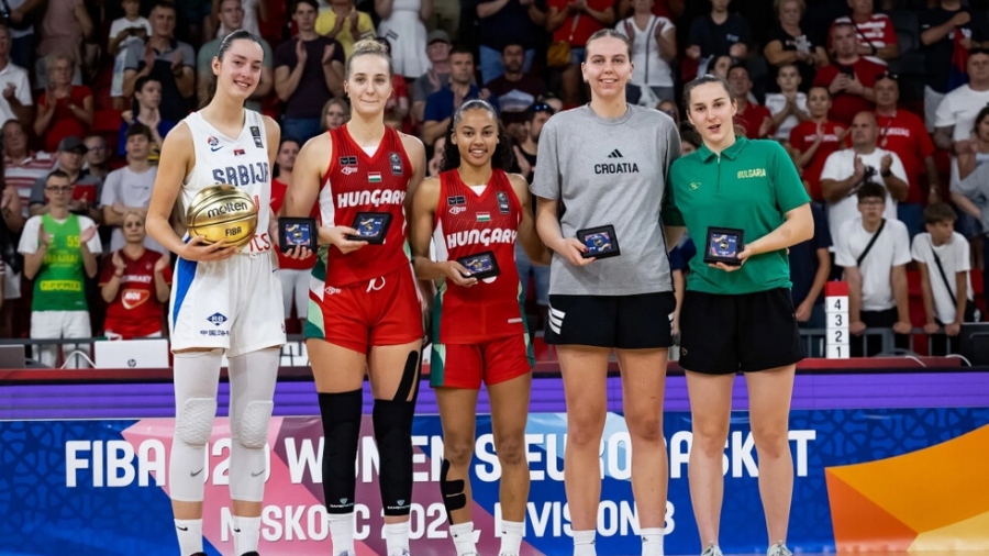 Българка в топ 5 на Европейското по баскетбол за жени до 20 години