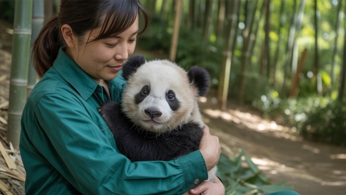 Китай плаща 32 хиляди долара годишно за прегръщане на панди