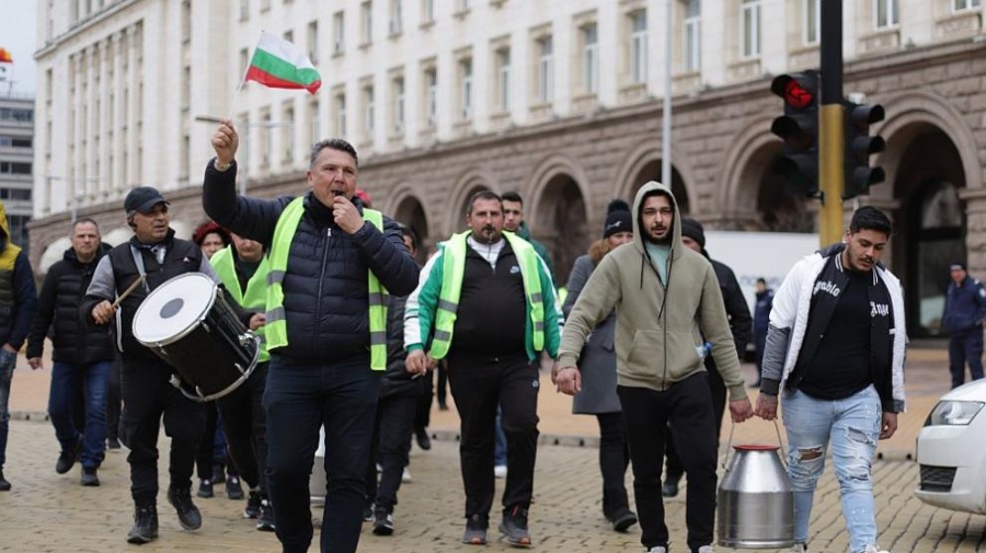 Протест под надслов „В защита и подкрепа на българското производство“ в София