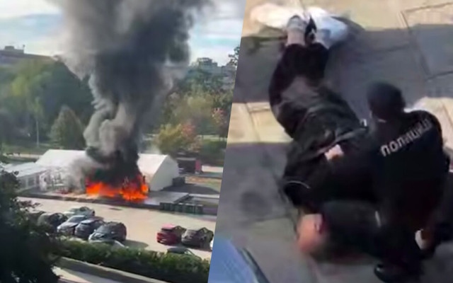 Мъж стреля пред сградата на парламента в Белград, Вучич: Терористичен акт!