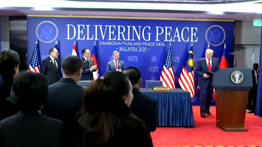 Тръмп договори историческо мирно споразумение между Тайланд и Камбоджа