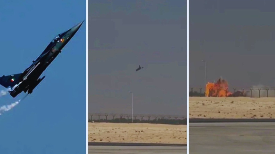 Индийски изтребител се разби на авиационното изложение в Дубай, пилотът загина