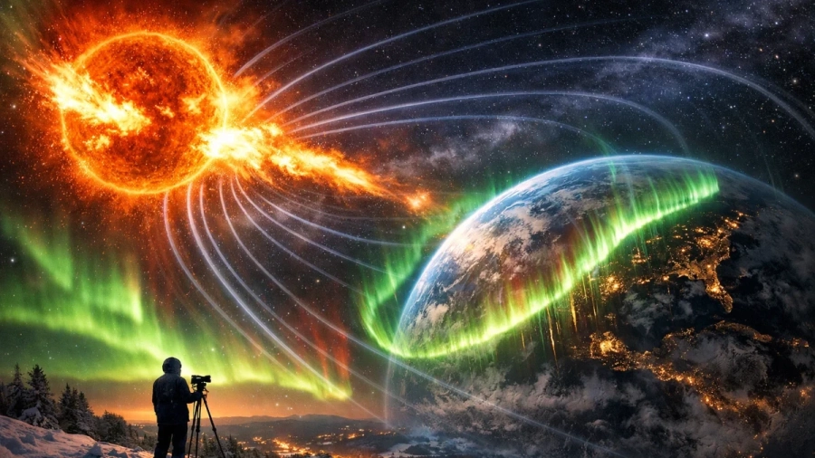 Mагнитна буря достига Земята в края на януари