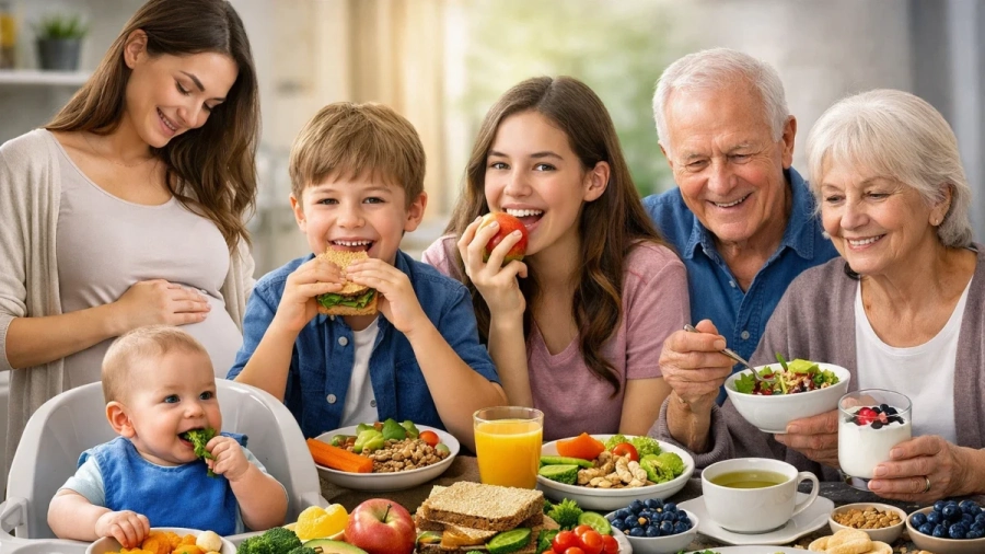 Храната според възрастта – какво е важно да ядем на всеки етап от живота