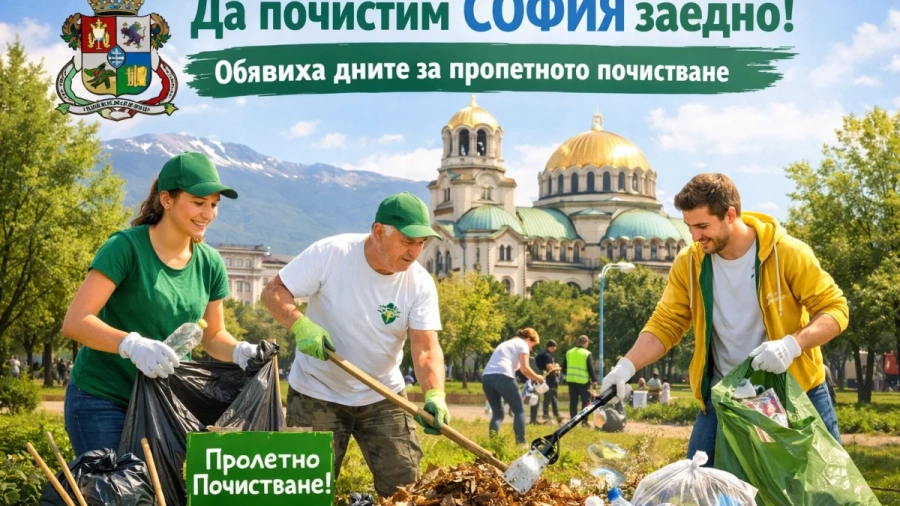 „Да почистим София заедно“: Обявиха дните за пролетното почистване